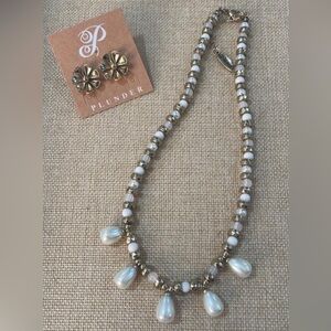 NWT Plunder necklace and earring set
